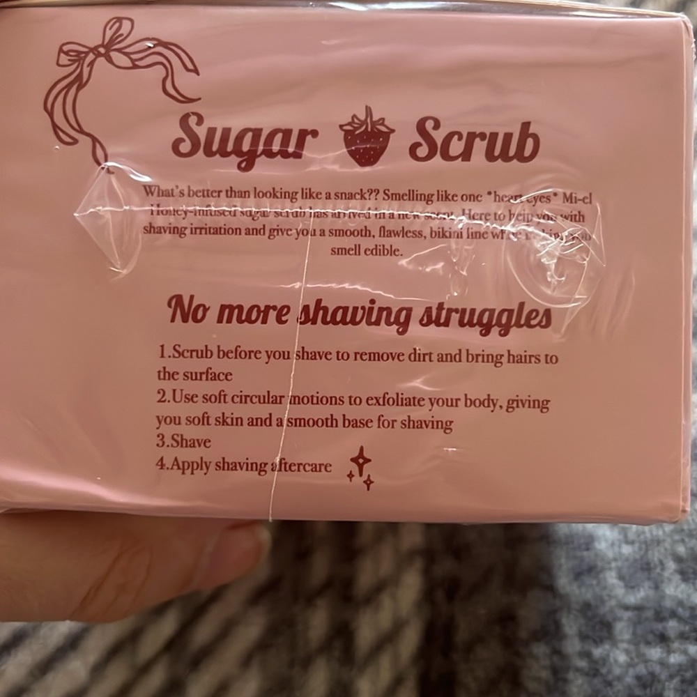 Strawberry kiss sugar scrub